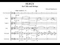 Behzad Ranjbaran, Elegy for Cello and Strings (audio+score)