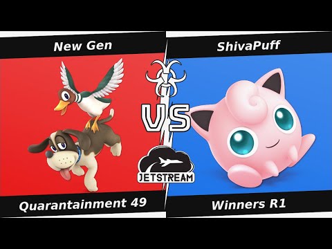Quarantainment 49 Winners R1 - New Gen (Duck Hunt) Vs. ShivaPuff (Jigglypuff) Smash Ultimate - SSBU