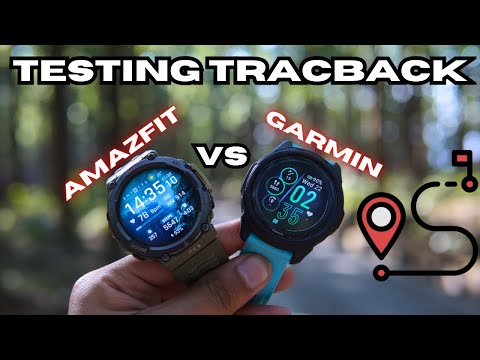 Garmin Vs Amazfit Trackback Feature Tested: Find Your Way Back To The Starting Point