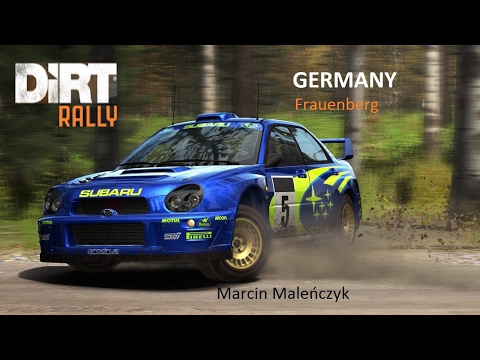 DiRT RALLY Gameplay PL PS4 Logitech G29 Germany Frauenberg (I hate asphalt)