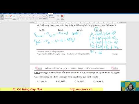 Hóa 8  Tổng ôn bài toán chuyên đề 11  Hidro