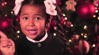 6 yr old Heavenly Joy spreads joy to others for Christmas