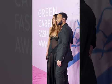 Zendaya, Chrissy Teigen, John Legend at Green Carpet Fashion Awards Shorts