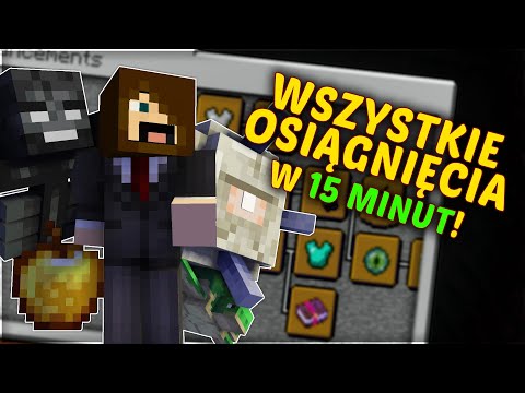 I DID ALL THE ACHIEVEMENTS IN 15 MINUTES *MINECRAFT*