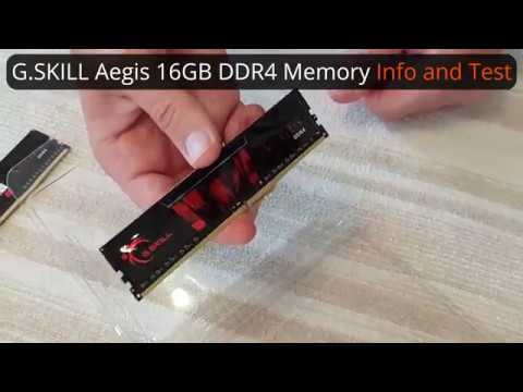 G.SKILL Aegis 16GB DDR4 Memory TEST - 3000MHz
