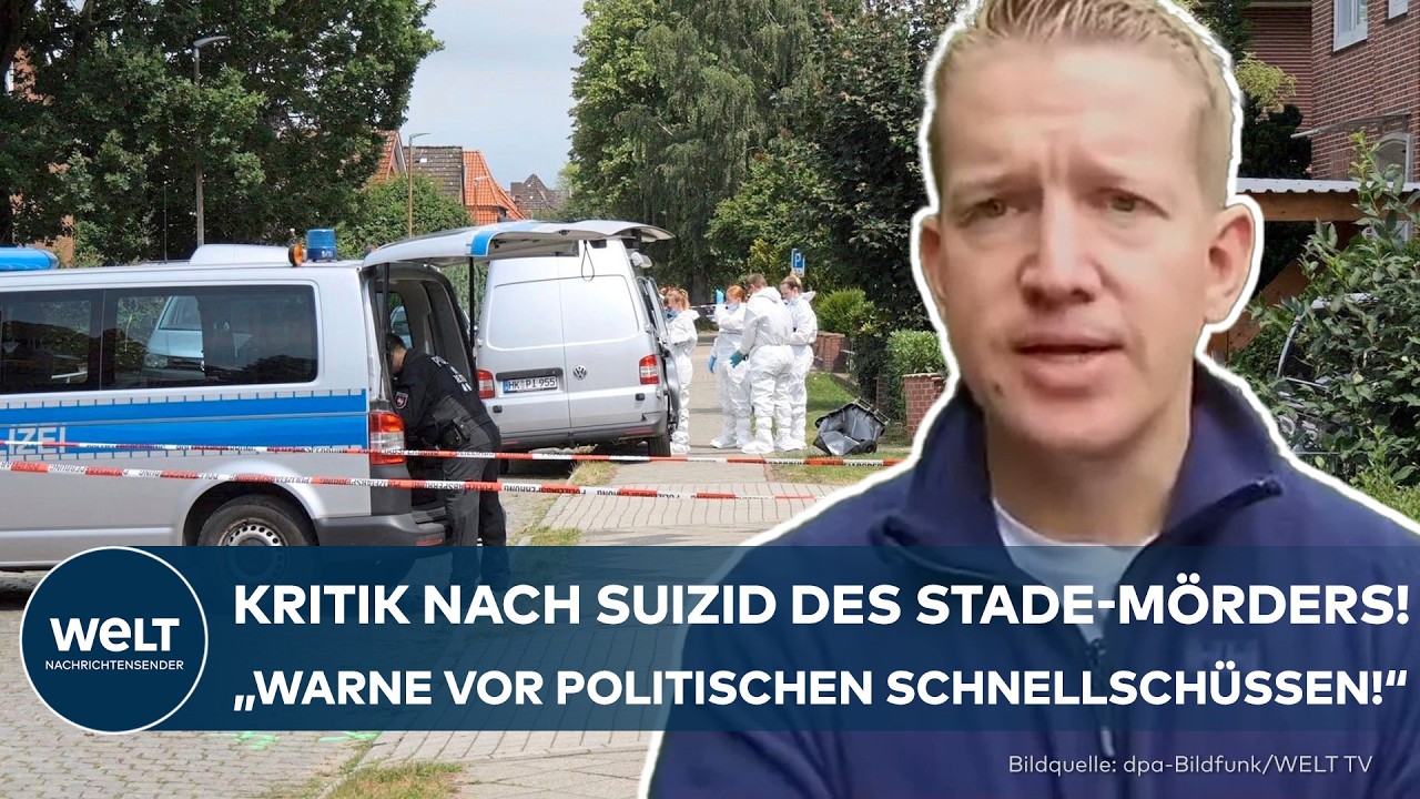 SUIZID DES STADE-MÖRDERS: "Warne vor politischen Schnellschüssen!" – Polizei wehrt sich gegen Kritik