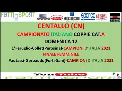 Bocce : Tabellino  Campionato Italiano Coppie Cat. A - Centallo (CN) - 12 Settembre 2021