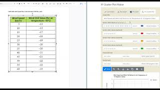 Using Rapid Tables Scatter Plot
