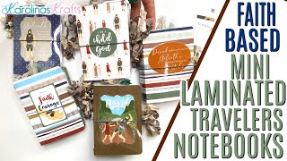 Faith Based LAMINATED Travelers Notebooks Project Share, Pocket Travelers Notebook Flip Through