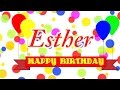 Happy Birthday Esther Song