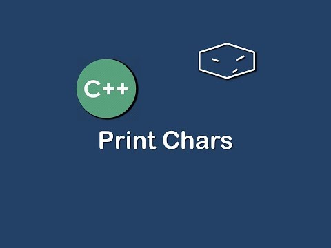 print chars in c