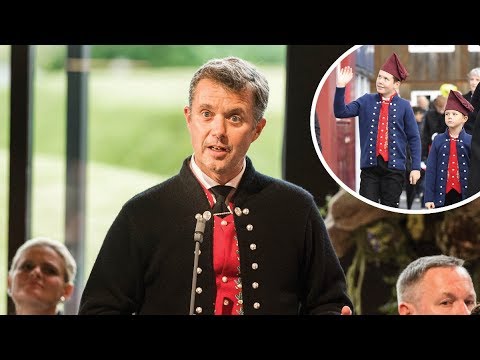 Kronprins Frederik nævnte børnene i flot tale