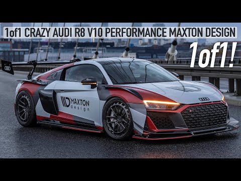 MOST BRUTAL LOOKING R8 EVER? 1of1 AUDI R8 V10 MAXTON DESIGN - A neckbreaker - In Detail 4K