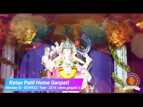 Ketan Patil Home Ganpati Decoration Video