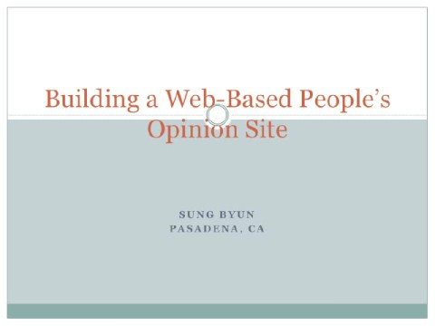 Google Project 10^100 Application Supplementary Video