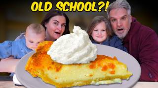 This Should NOT Taste This Good… Brits Try Buttermilk Pie 🇺🇸