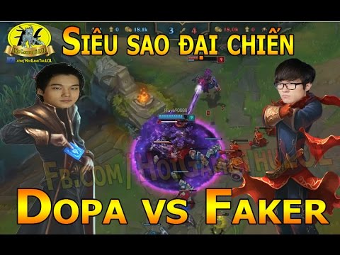 Faker vs Dopa solo mid Full game 1080 HD