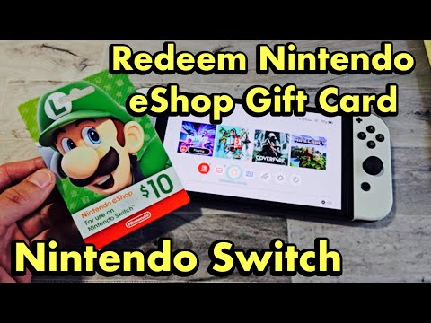 Nintendo Switch: How to Redeem Nintendo eShop Gift Card