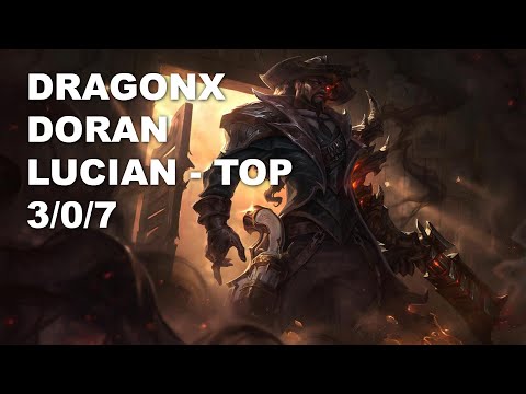 DragonX Doran Top Lucian vs Sylas - KR Challenger Patch 10.9