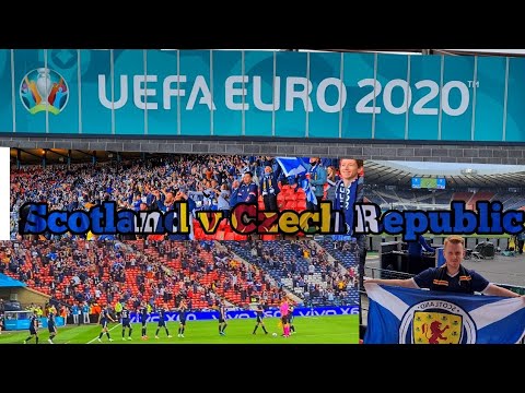 EURO 2020 Fan Footage - Scotland 0-2 Czech Republic - Pre Match Atmosphere Yes Sir I Can Boogie
