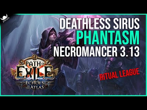 First Deathless Sirus of the League - Soulwrest Phantasm Necromancer - 3.13 - Path of Exile