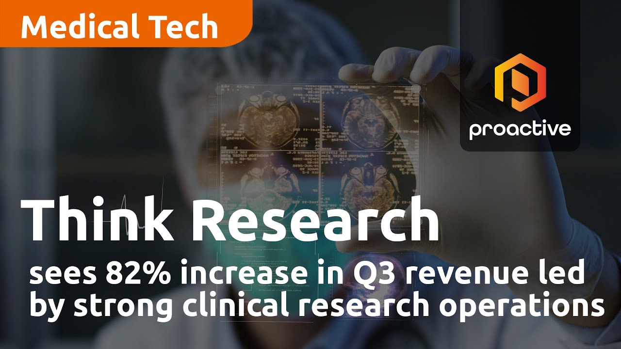 Think Research sees 82% increase in Q3 revenue led by strong clinical research operations numbers