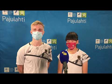 Matthias Kicklitz/ Thuc Phuong Nguyen give Germany an early lead against Denmark