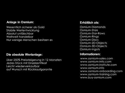 Kristallines Osmium - das Sunshine Element begeistert mit vielen unfälschbaren Eigenschaften.