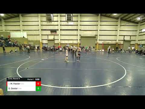 63 Lbs Cons. Round 4 - Maclan Fowler, Davis Wrestling Club Vs Driggs Deeter, Sanderson Wrestling A