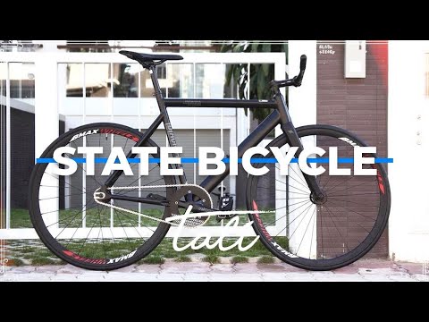 DREAM BUILD FIXED GEAR BIKE - 6061 BLACK LABEL - State Bicycle Co. // TALI Bike