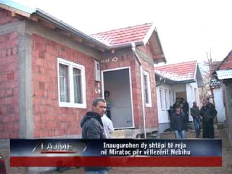 www.rtvpresheva.tv    ndertimi i dy shtepive - Miratoc -   familja Nebiu