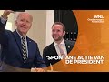 President Joe Biden vraagt Nederlander om telefoon en maakt selfie: 'Spontane actie'