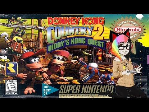 Thirsty Thursday! ♥DONKEY KONG COUNTRY2♥ part 4-100% (on snes9x) -Live Stream!! (Drink here :D)