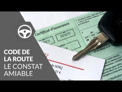 comment remplir constat amiable d'accident