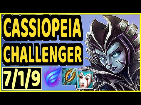 SERTUSS (CASSIOPEIA) - 7/1/9 KDA CHALLENGER GAMEPLAY - EUW