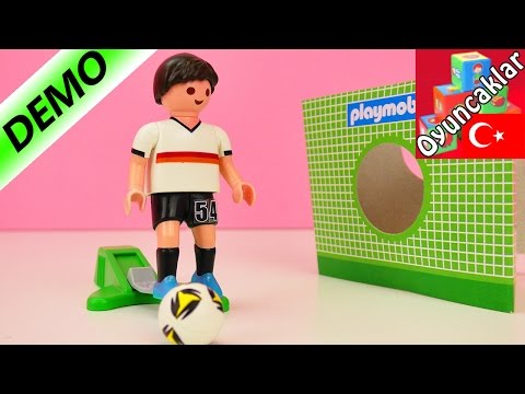 FUTBOLCU MISAFIRIMIZ VAR / Playmobil Sports & Action Futbol Oyuncu Seti - Unboxing Türkçe!