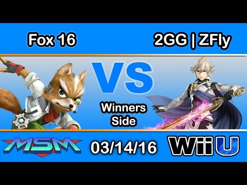 MSM 41 - Fox16 (Fox) Vs. 2GG | Zfly (Corrin) Winners Side - Smash Wii U