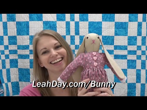 How to Make Ms. Bunny! How to Sew a Rabbit Doll - Beginner Tutorial