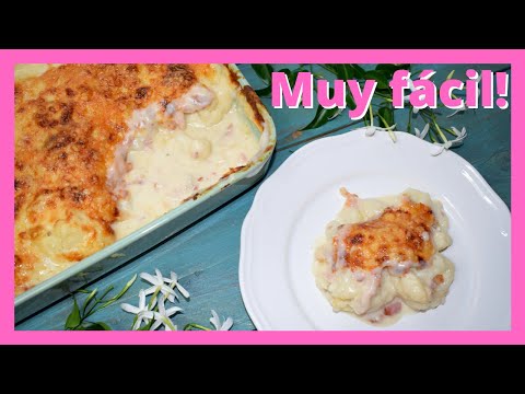 COLIFLOR GRATINADA con BECHAMEL y BEICON ¡Muy Fácil y Económica!