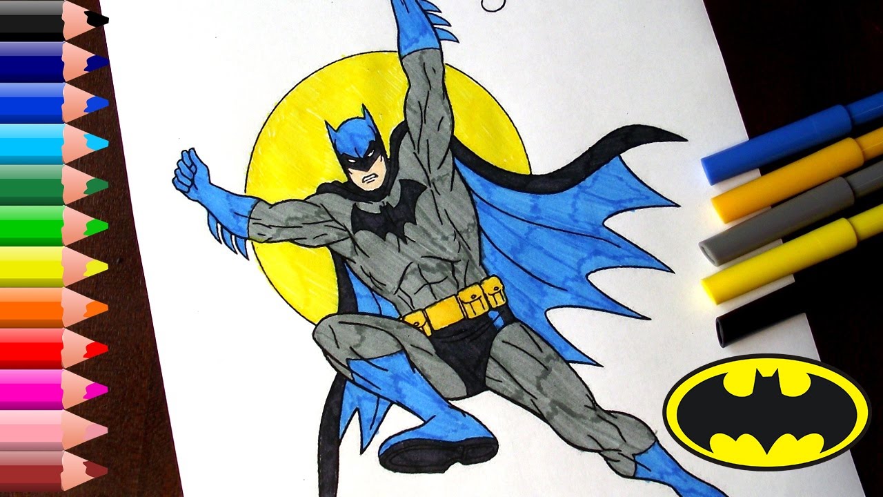 Batman Coloring Pages for kids // Batman Coloring Book