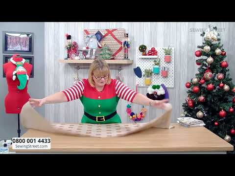 Sewing Street – 20 12 2021 – Striped Tote Bag & The Crafty Co Cushion & Woodland Game with Wendy