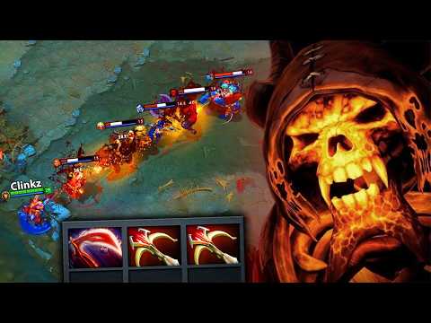 Insane Burst Damage Clinkz 43Kills🔥🔥🔥x2 Daedalus + Desolator Builds Instant Delete Dota 2