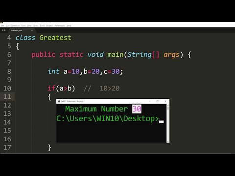 First Java Program | Java Hello World program | How to Compile Run Java Program