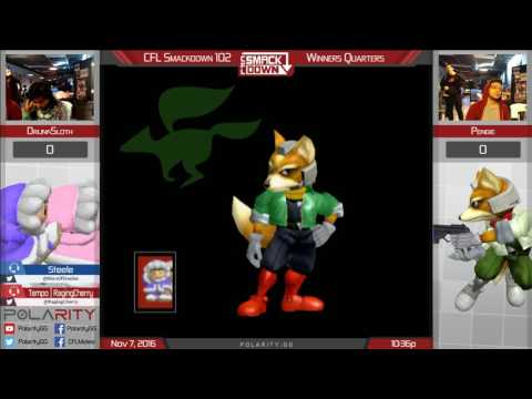 CFL Smackdown 102 Melee - Drunksloth (ICs) vs Pengie (Fox) - Winners Quarters