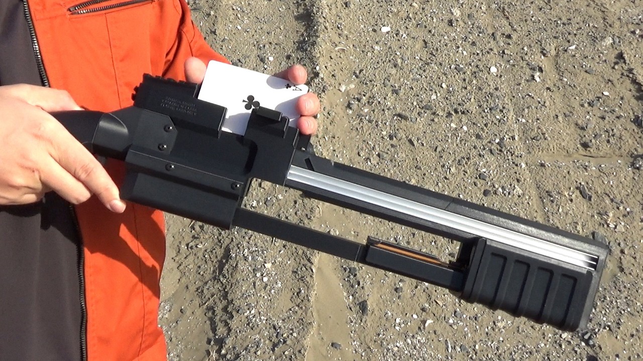 ポンプアクションカードガンを作ってみた・その2