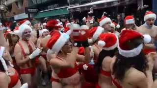 preview picture of video '2014 Toronto Santa Speedo Run'