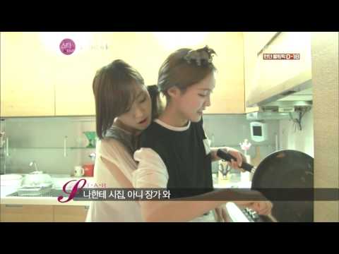 12.07.09 Hyomin Eunjung T-ara - Back Hug