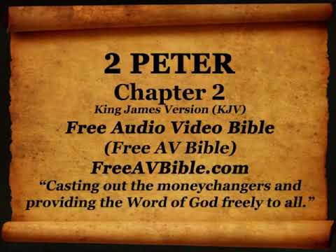 Bible Book 61  2 Peter Complete 1 3, King James Version KJV Read Along Bible