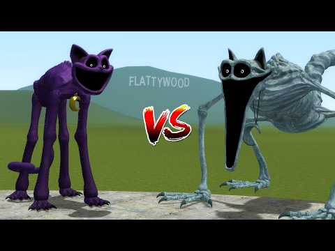 NEW CATNAP VS NEW NIGHTMARE CATNAP in Garry's Mod!