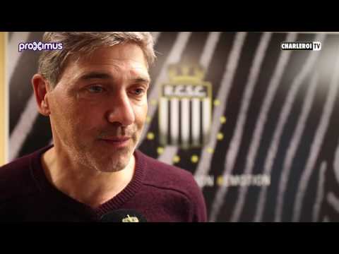 Felice Mazzu avant KRC Genk - R.Charleroi.S.C.